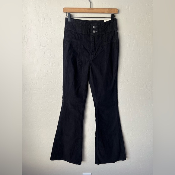 NWT Free people We the free Jayde high rise corduroy flare pants 25 - Picture 8 of 13